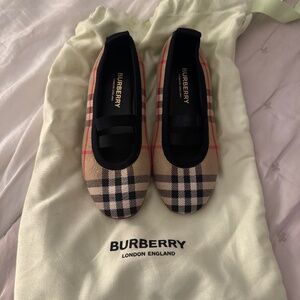 Girls Burberry Flats - size 30